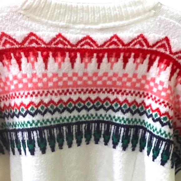 90'S GAP Old Gap Fair Isle Pattern Knit Sweater, Men's XL, Vintage unclear gray type Vintage Second Hand